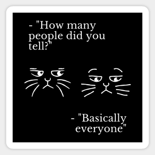 Feline Dialogues 1 Sticker